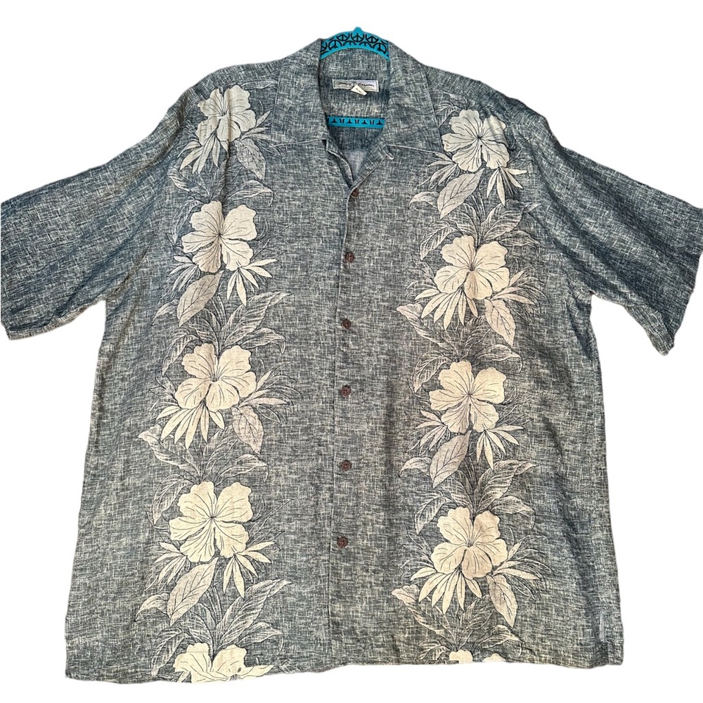 Tommy Bahama linen Hawaiian shirt 2xl